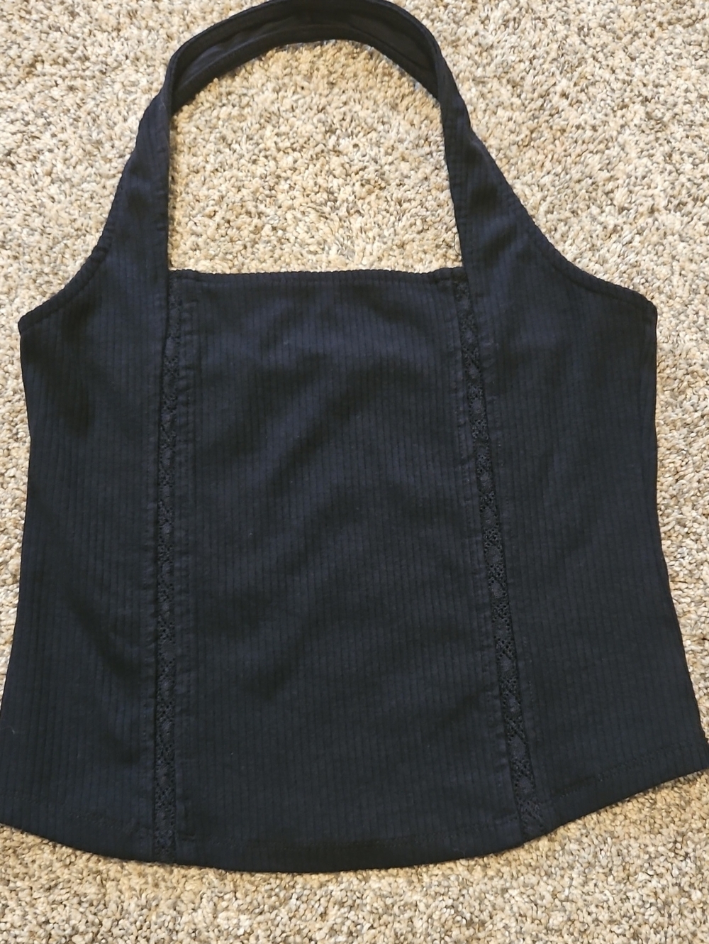 AE LACE HALTER TANK TOP